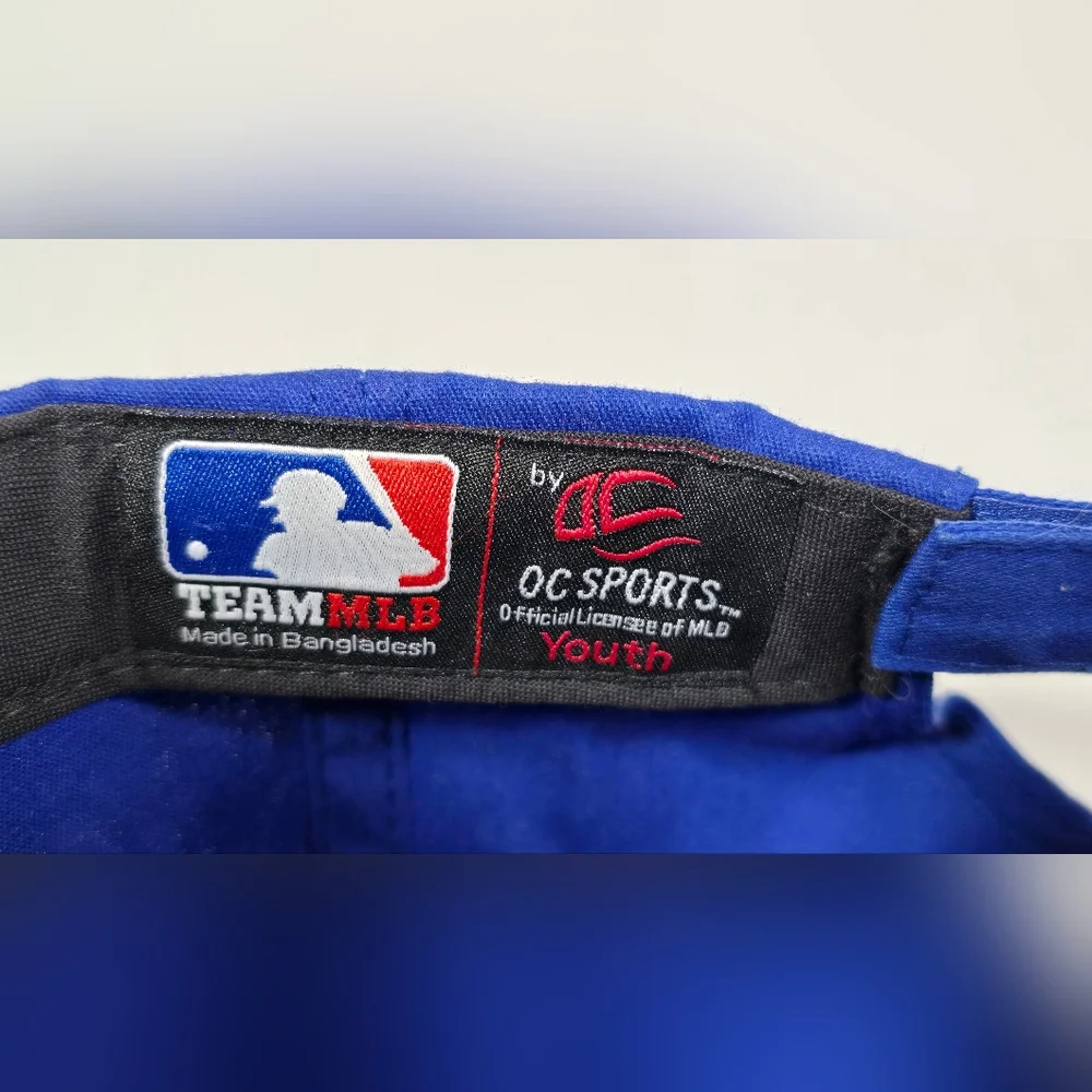 Chicago Cubs MLB OC Sports Youth Hat Cap Adjustable Strap Back Blue NWOT